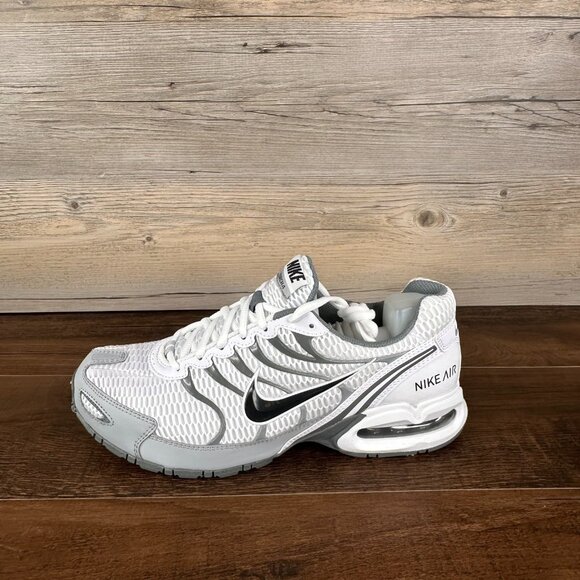 Nike Air Max Torch 4 Mens Size 10.5 White Anthracite Wolf Grey 343846 100 - Picture 2 of 9